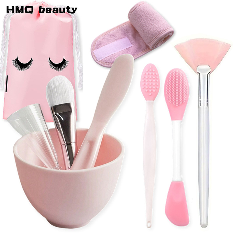 Face Mask Silicone - 9pcs/set Silicone Face Mask Mixing Bowl