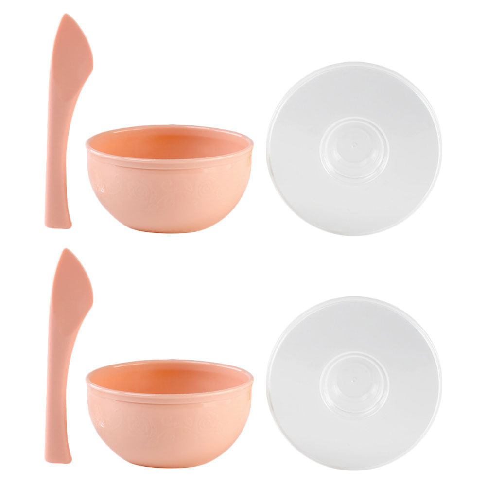 Face Mask Silicone - 2Sets Beauty Mask Kit Silicone Bowls