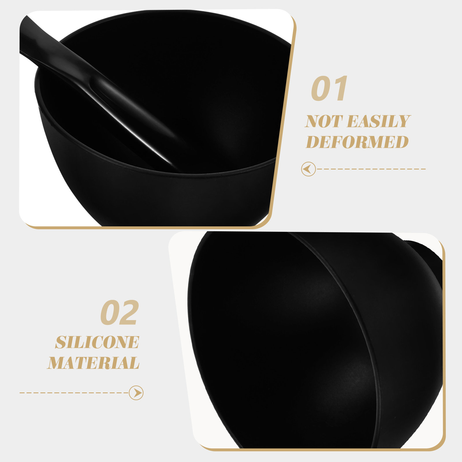 Face Mask Silicone - 1Set Silicone Face Mask Mixing Bowl