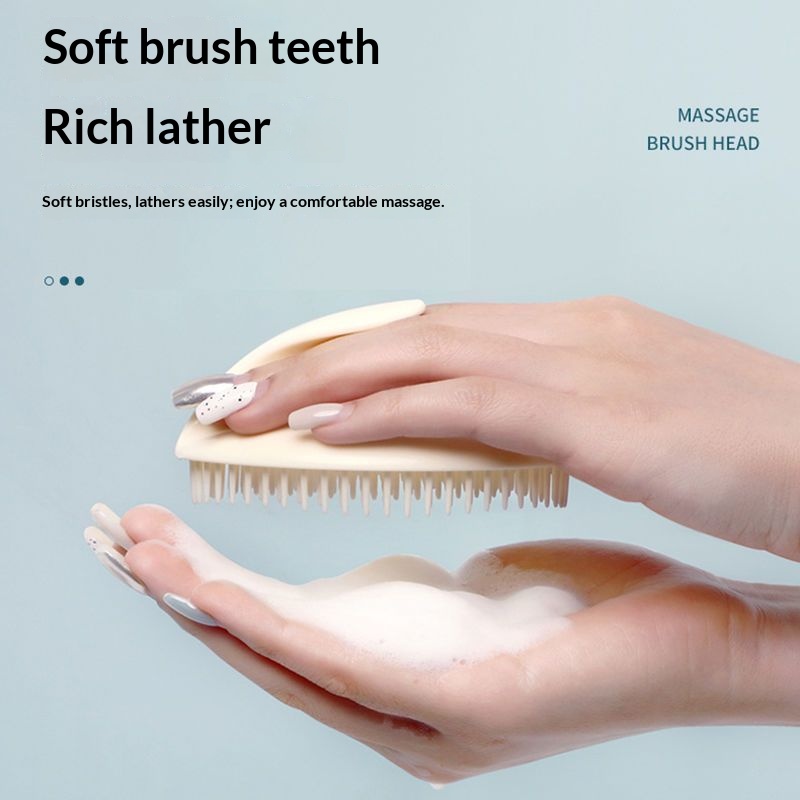 Soft Silicone Scalp Massager S - Dry Brush Body ulasan dan harga