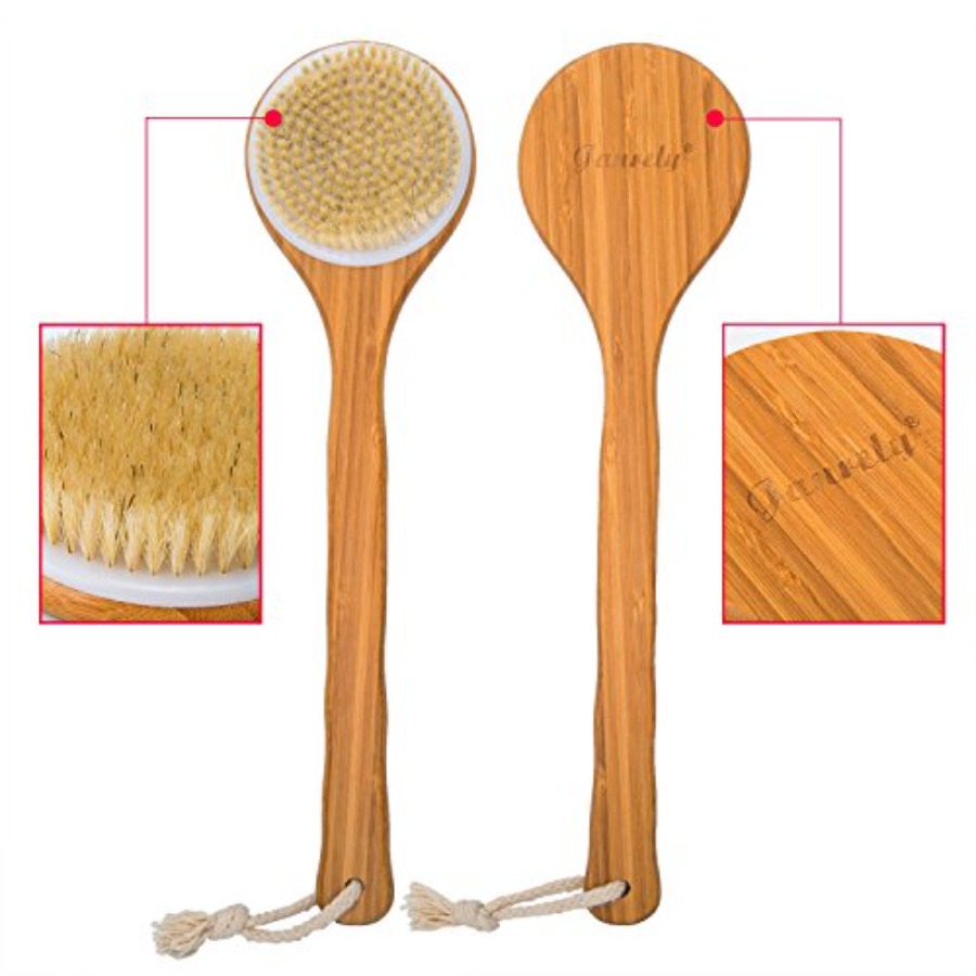Janrely Bath Dry Body Brush Na - Dry Brush Body ulasan dan harga