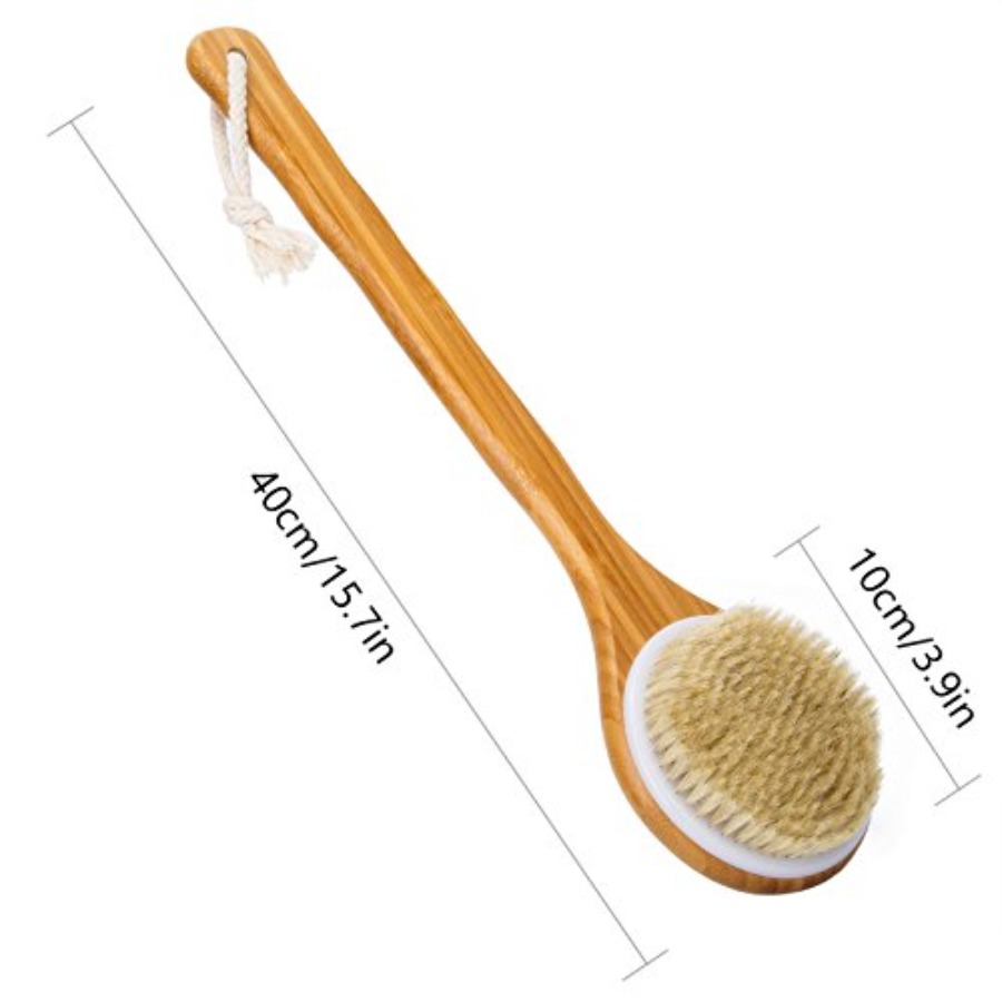 Janrely Bath Dry Body Brush Na - Dry Brush Body ulasan dan harga
