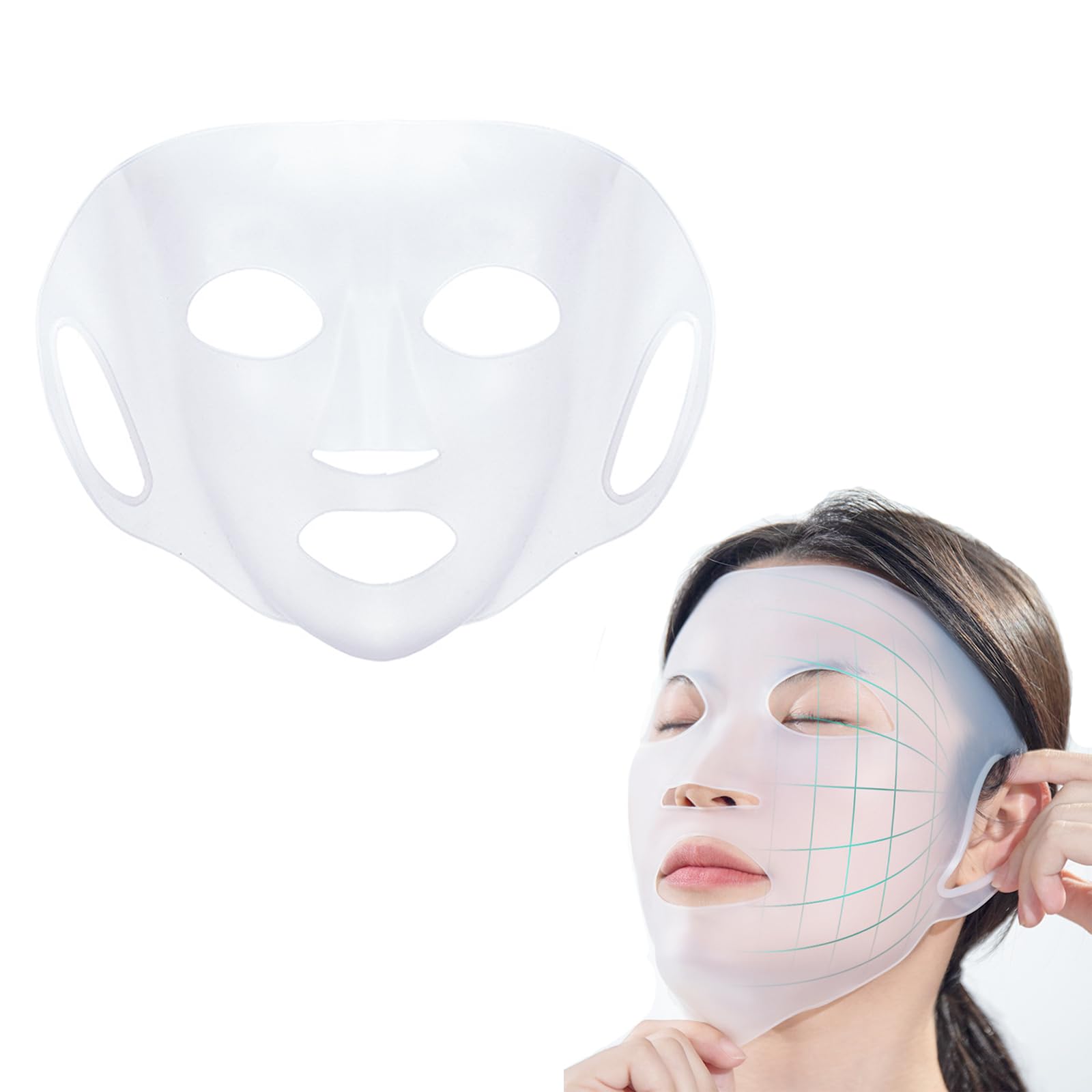 1 Piece Of Reusable Silicone M - Face Mask Silicone ulasan dan harga