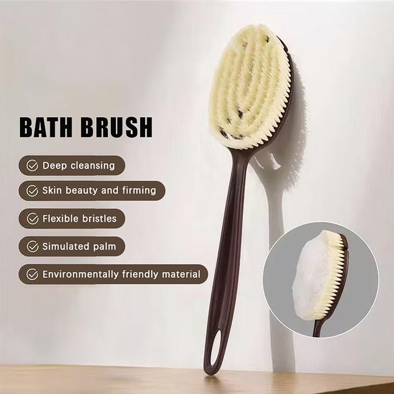 【1Pc 2 In 1 Body Massage Brush - Dry Brush Body ulasan dan harga