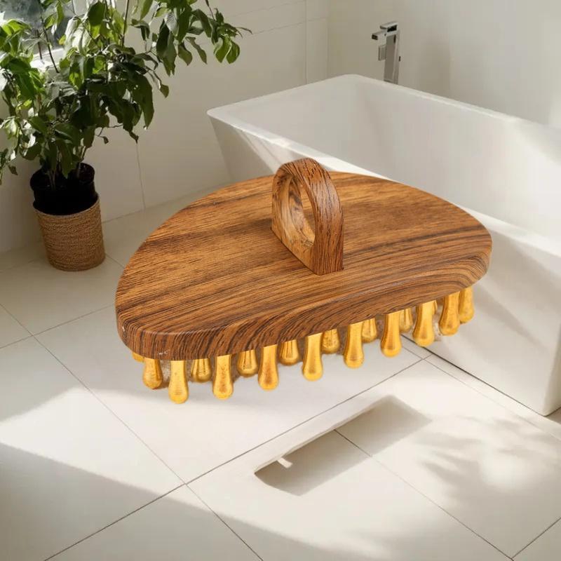 Solid Brass Dry Body Brush 39- - Dry Brush Body ulasan dan harga