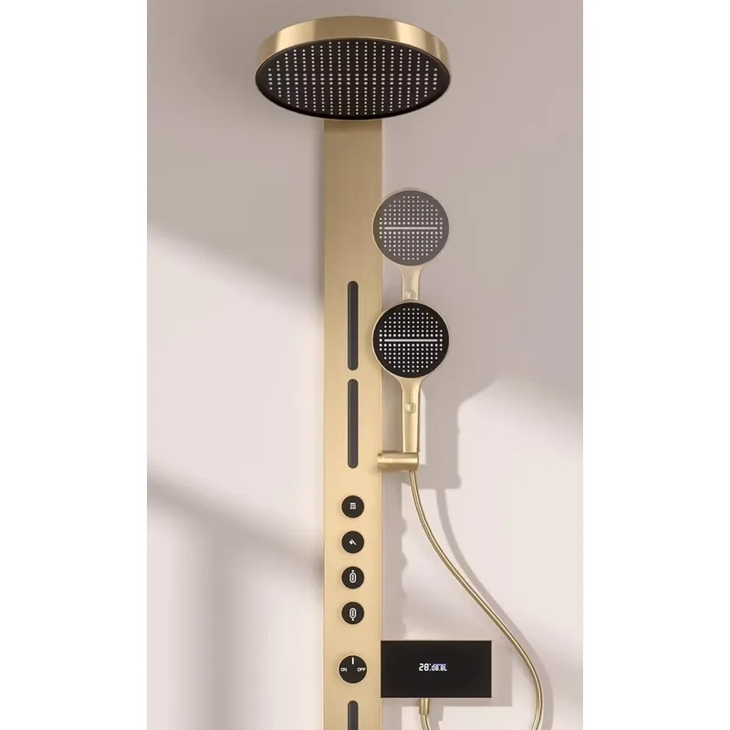 Brass Rainfall Shower Panel Se - Spa & Wellness Joule ulasan dan harga