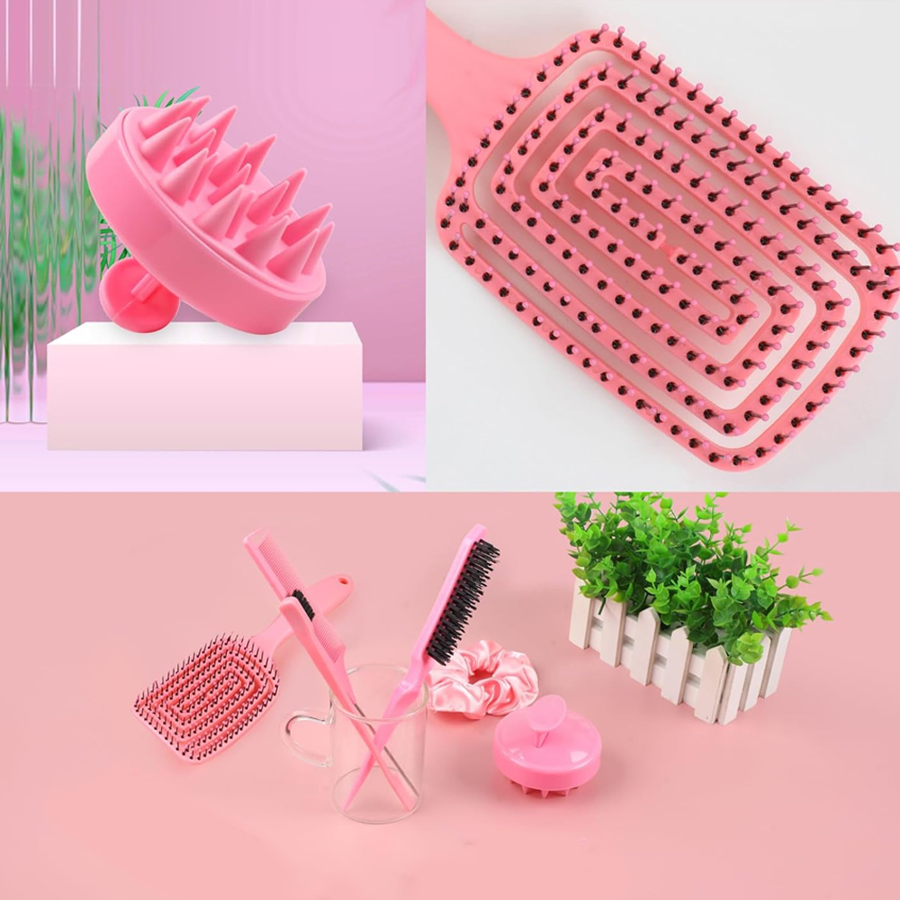 11 pcs Hair Brush Set, Detangl - Dry Brush Body ulasan dan harga